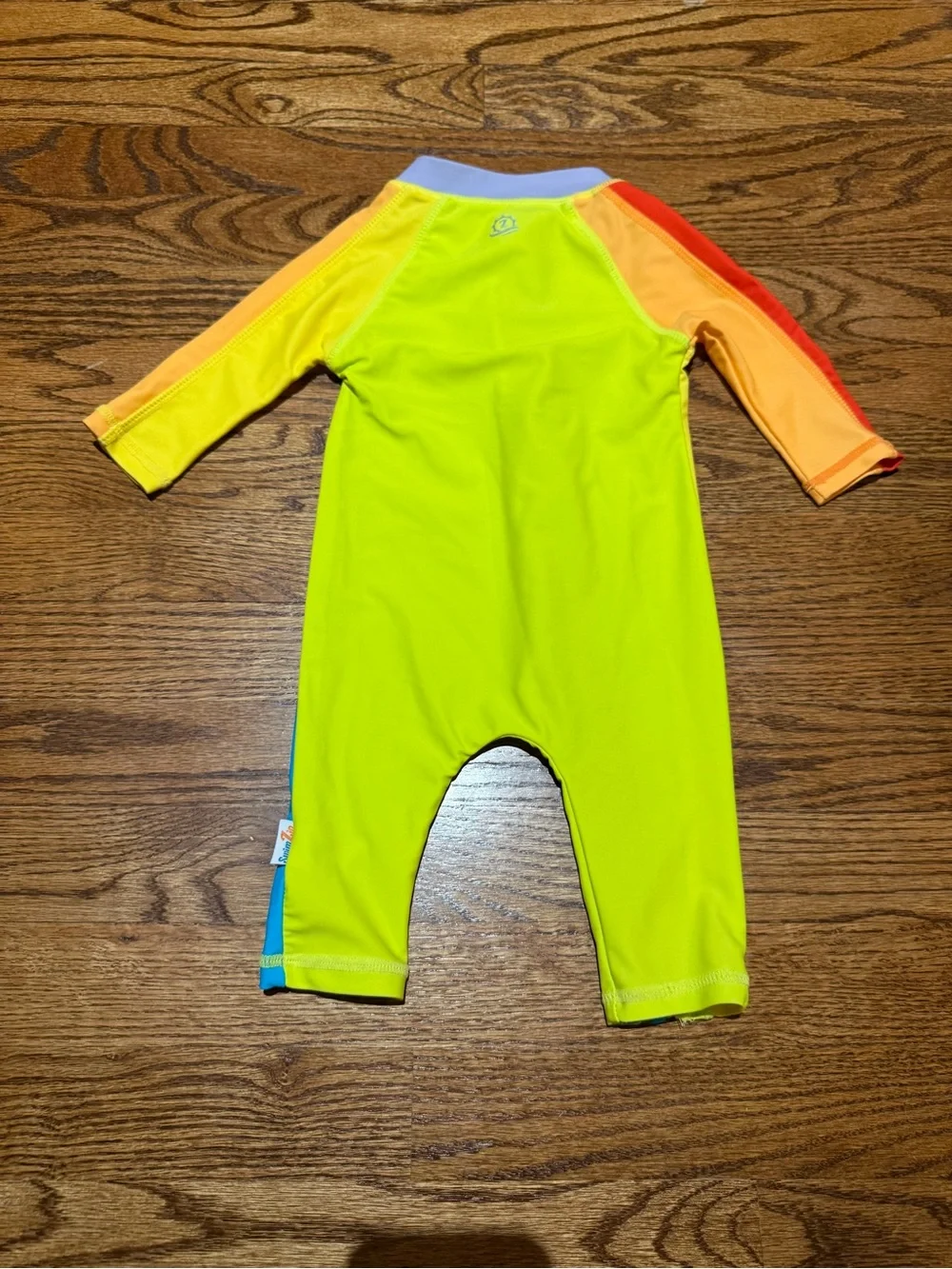 Swimzip Sunsuit Long Sleeve Rashguard Swimsuit in Neon Colors 0-6 Months